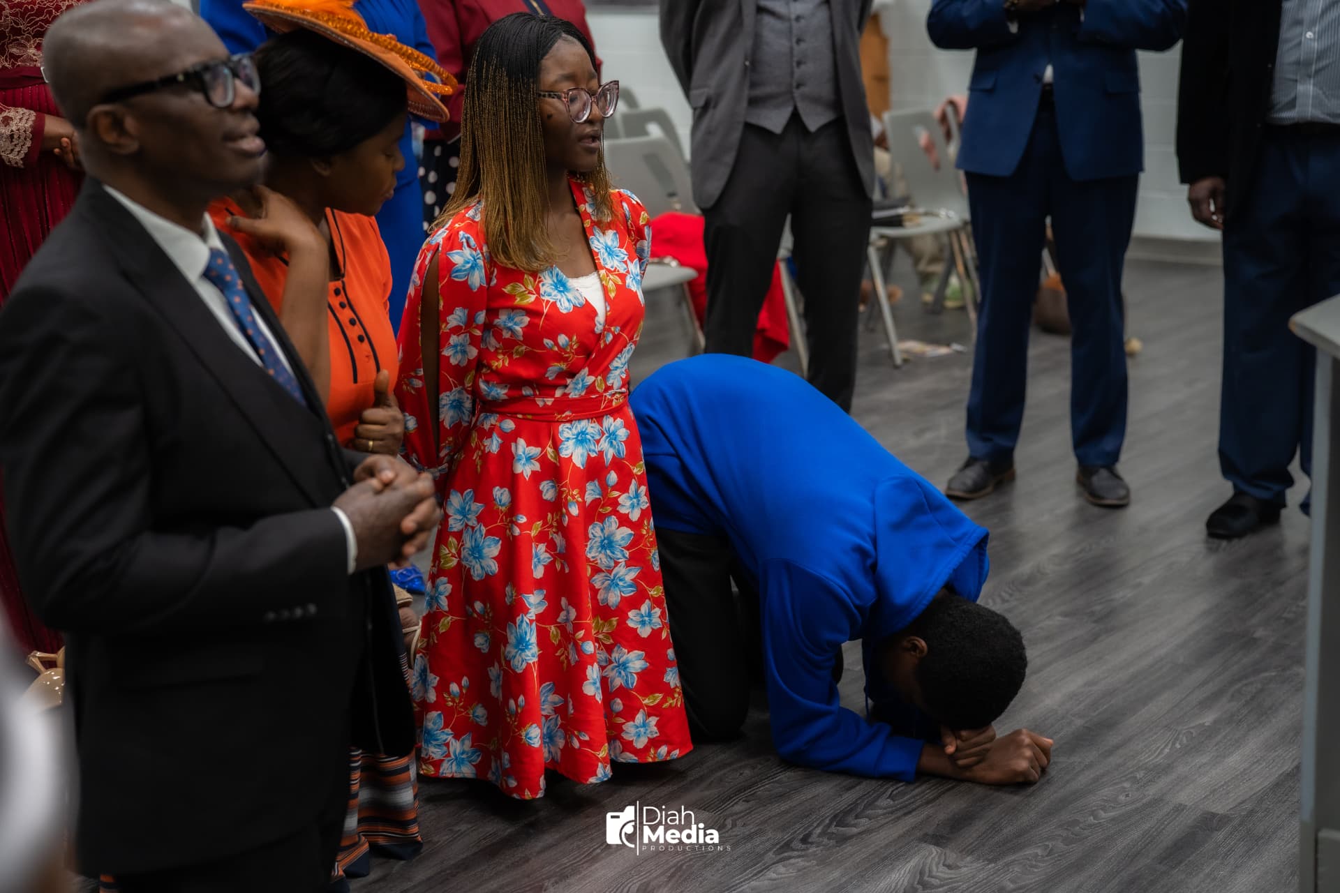 Our church family in worship